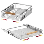 2 Pack Expandable Pull Out Cabinet Organizer Side Mounting 11.8 18"X17.3". Fixed Price $78.41.