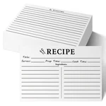 Lotmer 100 Sheets Recipe Cards, 4X6 Vintage Inch, White. Fixed Price $16.59.