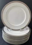 Noritake Odessa Platinum 4865 Dinner Plate 10 5/8 , Mint Available. Fixed Price $21.99.