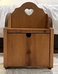 Vintage Cottagecore Wooden Heart Cutout Wall Shelf Mail Holder Country. Fixed Price $40.00.