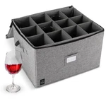 Unison Kitchen General Use Wine Glass Storage, Holds 12 16 X 13 10, Grey. Fixed Price $31.70.