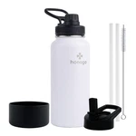 32 Oz Powder Coated Double Wall Vacuum Insulated Sports Water Bottle, 18/8 St.... Fixed Price $29.94.