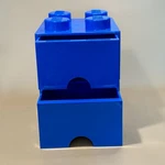 Lego Storage Box Blues 4 Stud Brick Drawer Room Copenhagen Stackable 2. Fixed Price $46.87.