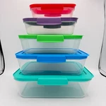Sistema Klip It Food Storage Container Set 8 Piece Multi Color Lids Bpa Free. Fixed Price $29.99.