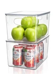 Sorbus Clear Plastic Storage Bins With Lid- Organizer Box Containers For Kitchen. Fixed Price $47.99.