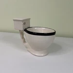 Bigmouth Inc Toilet Seat Funny Coffee Mug Novelty Gag Gift White Elephant. Fixed Price $8.38.