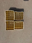 Deflecto Interlocking 20-COMPARTMENT Craft & Office Organizers, Set 4. Fixed Price $45.00.