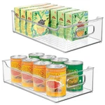 Mdesign Wide Plastic Kitchen Storage Container Bins With Handles -organization. Fixed Price $43.51.