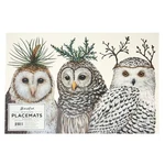 Kitchen Papers Winter Owls Placemat Set. Fixed Price $54.32.