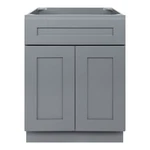 24" Bathroom Vanity Sink Base Cabinet Colonial Gray By Lesscare. Fixed Price $369.00.