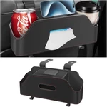 Zipelo Car Headrest Backseat Organizer With Cup Holder, Black. Fixed Price $28.41.
