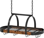 Hanging Pot Rack, Hanger For Kitchen, Ceiling Mounted Holder, Cookware. Fixed Price $63.46.