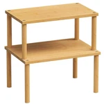 Vertorgan Cabinet Organizer Shelf(set Of 2),KITCHEN Counter 11.8"W, Natural. Fixed Price $26.04.