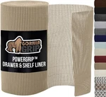 Gorilla Powergrip Drawer Shelf And Cabinet Liner, Thick Strong Hold, Non-ad. Fixed Price $26.99.