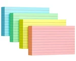Colored Index 3X5, 200 Pack, Ruled Cards, Flash For Studyin.... Fixed Price $13.79.