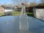 Empty 4/5 Qt. Glass Manischewitz Wine Bottle By The Monarch Co.. Fixed Price $7.99.