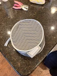 Richards Homewares China Dessert Plate Storage Chest - Deluxe Quilted Microfiber. Fixed Price $14.22.