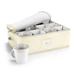 Sorbus Coffee Mug Glass Organiser - Quilted Box With Handles & Dividers. Fixed Price $43.99.