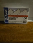 Oxford Ruled Index Cards, 6, White, 100/PACK, Pk 40159-SP. Fixed Price $7.99.