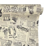 Yifely Vintage Newspaper Decorative Contact Vinyl Self Adhesive Shelf D.... Fixed Price $22.26.