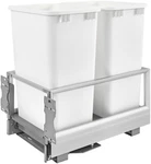 Rev-a-shelf 5149-2150DM-2 Contemporary 15-1/2"W Aluminum Double White. Fixed Price $362.99.