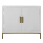 Uttermost 24013 Front Range 40"W Shelf Oak Accent Cabinet - White. Fixed Price $1195.20.