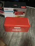 Home Basics Grove Bread Box For Kitchen Counter Dry Food Storage Container, B.... Fixed Price $30.99.