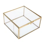 Highfree Vintage Glass Box With Lid - Clear Jewelry Display Keepsak.... Fixed Price $37.19.