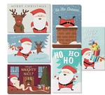 Sustainable Greetings 48 Pack Santa Christmas Cards With Envelopes. Fixed Price $12.50.