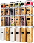 Airtight Food Storage Containers With Lids, Vtopmart 24 Pcs Plastic Kitchen And. Fixed Price $35.00.
