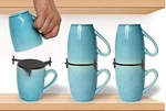 Coffee Mug Organizers And Storage, Kitchen Cabinet Shelf - Cupboard.... Fixed Price $36.45.