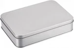 Uxcell Metal Tin Box, 6.3" 4.33" 1.38", Silver Tone. Fixed Price $20.88.