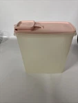 Tupperware Modular Mates Rectangle Storage Container With Pink Lid 1588-4 1590-2. Fixed Price $7.99.