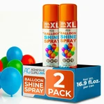 Shine Spray (2X16.9 Fl Oz), High Gloss Finish For Latex Balloons, Instan. Fixed Price $17.99.