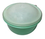 Vintage Tupperware Crisp Lettuce Keeper Bowl #1424/5-3 Jadite Green Usa. Fixed Price $10.65.