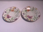 New Villeroy & Boch - Mariefleur Coffee Saucer Floral Germany (2 Available). Fixed Price $45.00.