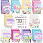 Taobary 160PCS Stationery Set: 50 Double-sided Papers, Envelopes,. Fixed Price $17.98.