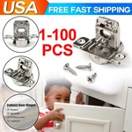 1/2" Overlay Cabinet Hinges Soft Close Stainless Steel Kitchen Door With Screws. Fixed Price $66.99.