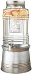 Circleware Breeze Glass Beverage Dispenser With Base Metal Stand Transforms B.... Fixed Price $64.33.
