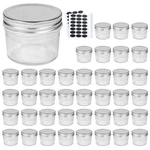 4OZ Glass With Lidssilvermason Jarsideal For Honeyjamwedding Favordiy Mag. Fixed Price $41.41.