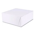 Sct 1573 10" 4" Standard Paper Non-window Bakery Boxes Wht 100/BD New. Fixed Price $70.47.