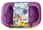 Bluey 2-PACK Reusable Ice Pop Molds/trays Bpa-free Zak! Designs Purple & Green. Fixed Price $14.99.