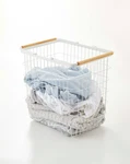 Yamazaki Home Tosca Laundry Basket - Steel + Wood / Large. Fixed Price $58.80.