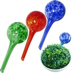 Evelots Plant Watering Globes (3 Pack) - Hand Blown Glass Automatic Irri. Fixed Price $28.15.