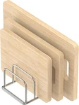 Cutting Board Organizer Stand HOLDER,304 Stainless Steel 1.0 Slot, Silver. Fixed Price $22.33.