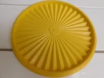 Tupperware Lid Starburst Servalier Canister Container Yellow 8.5" 1205 Free Ship. Fixed Price $18.99.