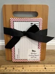 Bamboo Cutting Board Set Brownlow 8" X 6" 0.5" With Recipe Cards. Fixed Price $8.20.