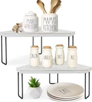 Wood Stackable Corner Shelf/organizer/tray Spice Display Rack. Fixed Price $28.00.