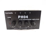 Fosi Audio PH04 Channel Headphone Amplifier Stereo Missing Power Cord. Fixed Price $17.85.