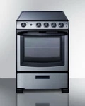 Summit Appliances 24" Wide Electric Smooth-top Range Stove. Fixed Price $1470.00.